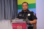 Elementos de seguridad durante operativo en Tlaxcala.