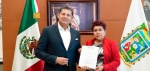 María del Rocío Rodríguez durante su nombramiento en Puebla