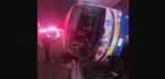 Foto: Cortesía Autobús volcado en la autopista México-Puebla.