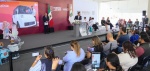 Foto: Cortesía Presentación del vehículo eléctrico Olinia en México.