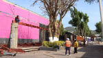 Foto: Cortesía Trabajos de remodelación en el Recinto Ferial de Tlaxcala.