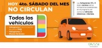 Qué está pasando con el Hoy No Circula este sábado