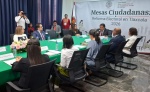 Foto: Cortesía Silvano Garay durante declaración sobre reforma electoral en Tlaxcala.
