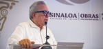 Rubén Rocha Moya durante un evento público