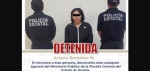 Detención de mujer por narcomenudeo en Puebla