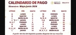 Personas consultando calendario de pagos del Bienestar