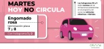Autos circulando en CDMX con restricción Hoy No Circula