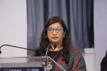 Funcionarios del gobierno de Tlaxcala durante anuncio de cambios administrativos