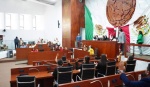 Foto: Cortesía Diputados de Tlaxcala durante una sesión del Congreso local.