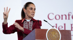 Foto: Cortesía Claudia Sheinbaum durante su conferencia matutina.