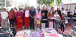 Foto: Cortesía Ariadna Ayala entrega kits escolares en Atlixco