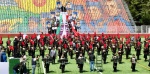 Foto: Cortesía Banda del CENHCH durante ceremonia en Puebla