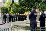 Foto: Cortesía Carlos López Suárez durante ceremonia cívica en Tlaxcala