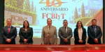 Foto: Cortesía Rector de la UATx durante aniversario de la FCBIyT