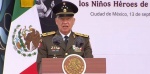 Foto: Cortesía Ricardo Trevilla durante ceremonia militar en Chapultepec