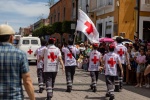 Foto: Cortesía Con más de 200 voluntarios, Cruz Roja Mexicana destaca en desfile de Independencia en Tlaxcala
