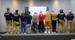 Integrantes del CJNG durante un operativo de seguridad.  Contenido completo
