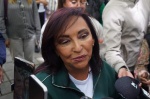 Claudia Sheinbaum y Lorena Cuéllar en Tlaxcala