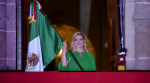 Foto: Cortesía Maru Campos durante el Grito de Independencia en Chihuahua.