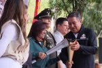 Lorena Cuéllar entrega el fuego simbólico a municipios de Tlaxcala.