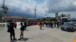 Foto: Cortesía Normalistas de Ayotzinapa bloquean la Autopista del Sol.