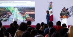 Foto: Cortesía Claudia Sheinbaum durante conferencia sobre trenes