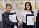 Foto: Cortesía Autoridades de Tlaxcala firman convenio educativo