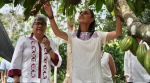 Foto: Cortesía Claudia Sheinbaum durante anuncio sobre cacao en Tabasco