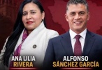 Foto: Cortesía Ana Lilia Rivera y Alfonso Sánchez miden fuerzas previo a la definición interna este lunes