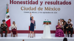 Foto: Cortesía Claudia Sheinbaum durante su mensaje en el Zócalo