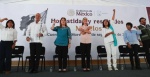 Claudia Sheinbaum durante su visita a Morelos