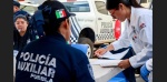 Foto: Cortesía Guardias de la Policía Auxiliar durante pruebas toxicológicas
