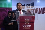 Artesano trabaja una técnica tradicional de Tlaxcala.