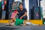 Foto: EsImagen Tlaxcala ¡De extraviado a empleado del mes! La historia de "Wero", el perrito gasolinero que unió a Tlaxcala