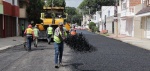 Pavimentación de la calle 11 Sur en Puebla
