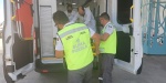 Foto: Cortesía Niño es trasladado en ambulancia a Puebla