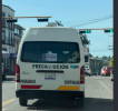 Foto: Cortesía Unidad de transporte público con propaganda política en Tlaxcala.