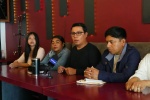 Foto: Cortesía Integrantes de Antorcha Magisterial durante una movilización en Tlaxcala.