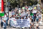 Foto: Cortesía Opositores al Cablebús marchan en Puebla y exigen frenar afectaciones ambientales