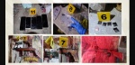 Armas y objetos asegurados durante cateos en Coronango
