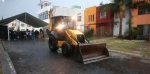 Ariadna Ayala durante el inicio de una obra en Atlixco.