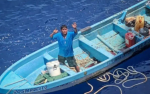 Foto: Cortesía Marina rescata a pescador Héctor Márquez en el Pacífico
