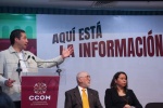 Foto: Cortesía Empresarios y autoridades durante la presentación del Foro Automotriz 2026.