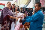 Comunicado oficial Encabeza Tonantzin Fernández una exitosa edición más del tradicional Trueque de San Pedro Cholula